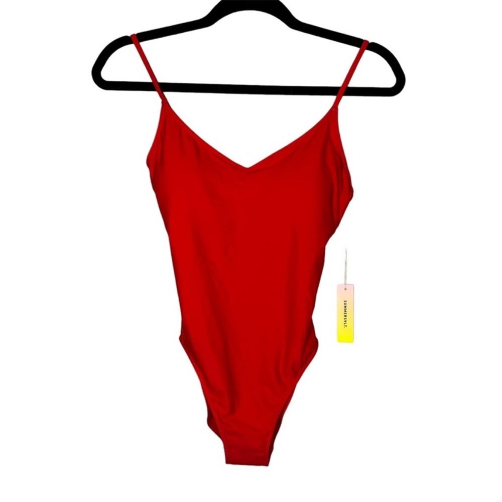 Summersault Marina Red One Piece Swimsuit